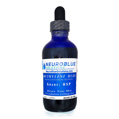 Methylene Blue USP Grade 4oz Bottle Dropper