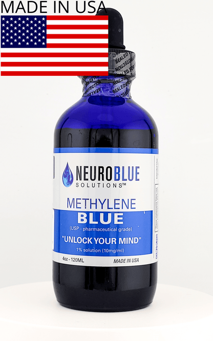 Methylene Blue USP Grade 4oz Bottle Dropper