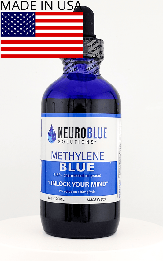 Methylene Blue USP Grade 4oz Bottle Dropper